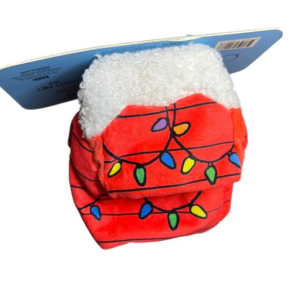 Peanuts BarkBox Snoopy Claus Dog House Sneaky Plush-M/L 2 In 1 Toy New With Tag! - Picture 5 of 7